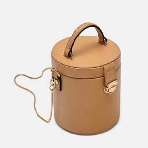 Zara Basic Crossbody Box Bag Top Handle